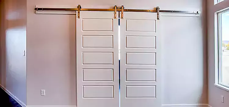 Glass Barn Door with Installation Hardware Kit Shoreview