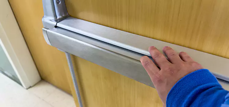 Installing a Push Bar on a Door Shoreview